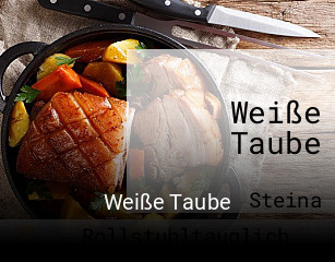 Weiße Taube