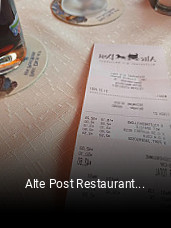 Alte Post Restaurant Mit Gastehaus