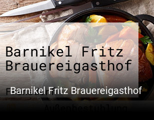 Barnikel Fritz Brauereigasthof