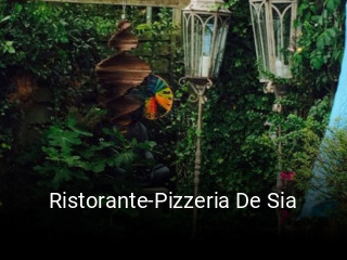 Ristorante-Pizzeria De Sia