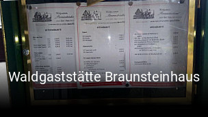 Waldgaststätte Braunsteinhaus