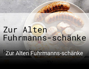 Zur Alten Fuhrmanns-schänke