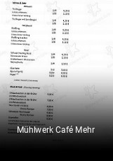 Mühlwerk Café Mehr