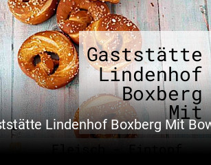 Gaststätte Lindenhof Boxberg Mit Bowlingbahn Und Biergarten