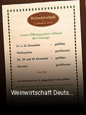 Weinwirtschaft Deutsches Haus