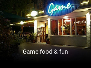 Game food & fun