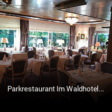 Parkrestaurant Im Waldhotel Tannenhäuschen