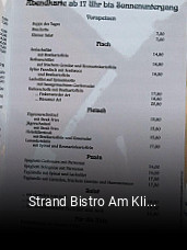 Strand Bistro Am Kliff