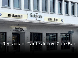 Restaurant Tante Jenny, Cafe Bar