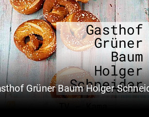 Gasthof Grüner Baum Holger Schneider