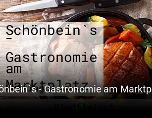 Schönbein`s - Gastronomie am Marktplatz