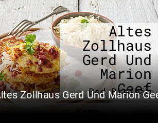 Altes Zollhaus Gerd Und Marion Geef