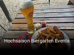 Hochsaison Biergarten Events