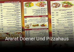 Ararat Doener Und Pizzahaus