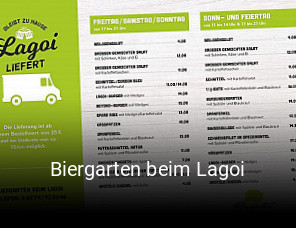 Biergarten beim Lagoi