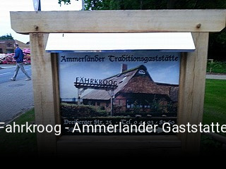 Fahrkroog - Ammerlander Gaststatte